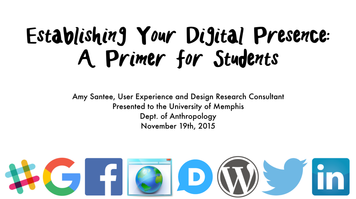 Establishing Your Digital Presence: A Primer for Students